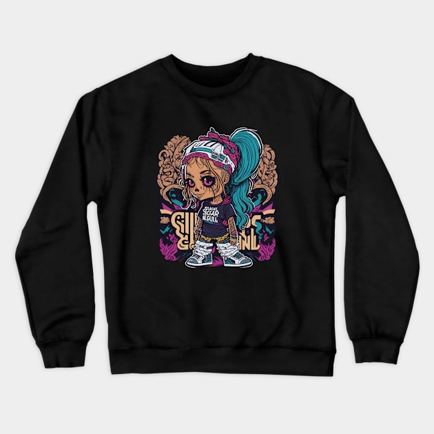 Hip-hop Crewneck Sweatshirt by Rizstor